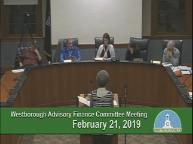 Thumbnail image for LIVE Advisory Finance Committee meeting