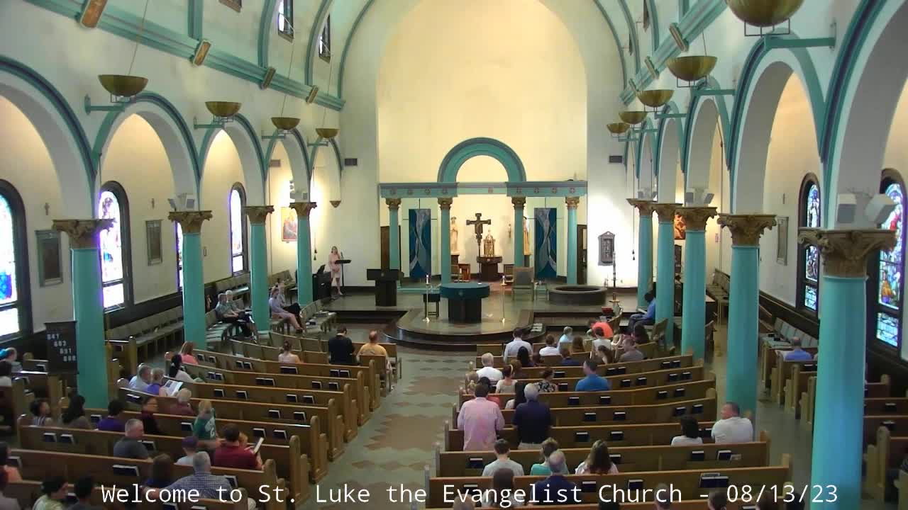 Thumbnail image for St. Luke's Mass - Nineteenth Sunday in Ordinary Time - August 13, 2023