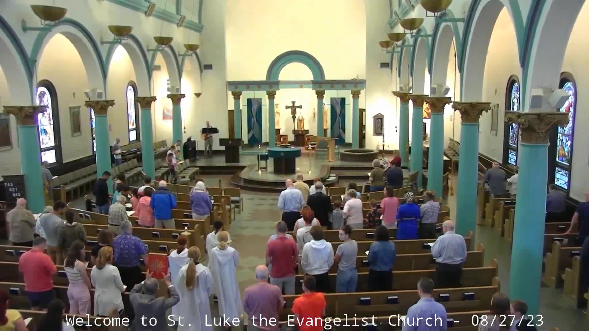 Thumbnail image for St Luke's 9AM Mass - Twenty-first Sunday in Ordinary Time - August 27, 2023