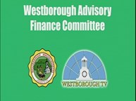 Thumbnail image for Westborough Advisory Finance Committee meeting 23September2019