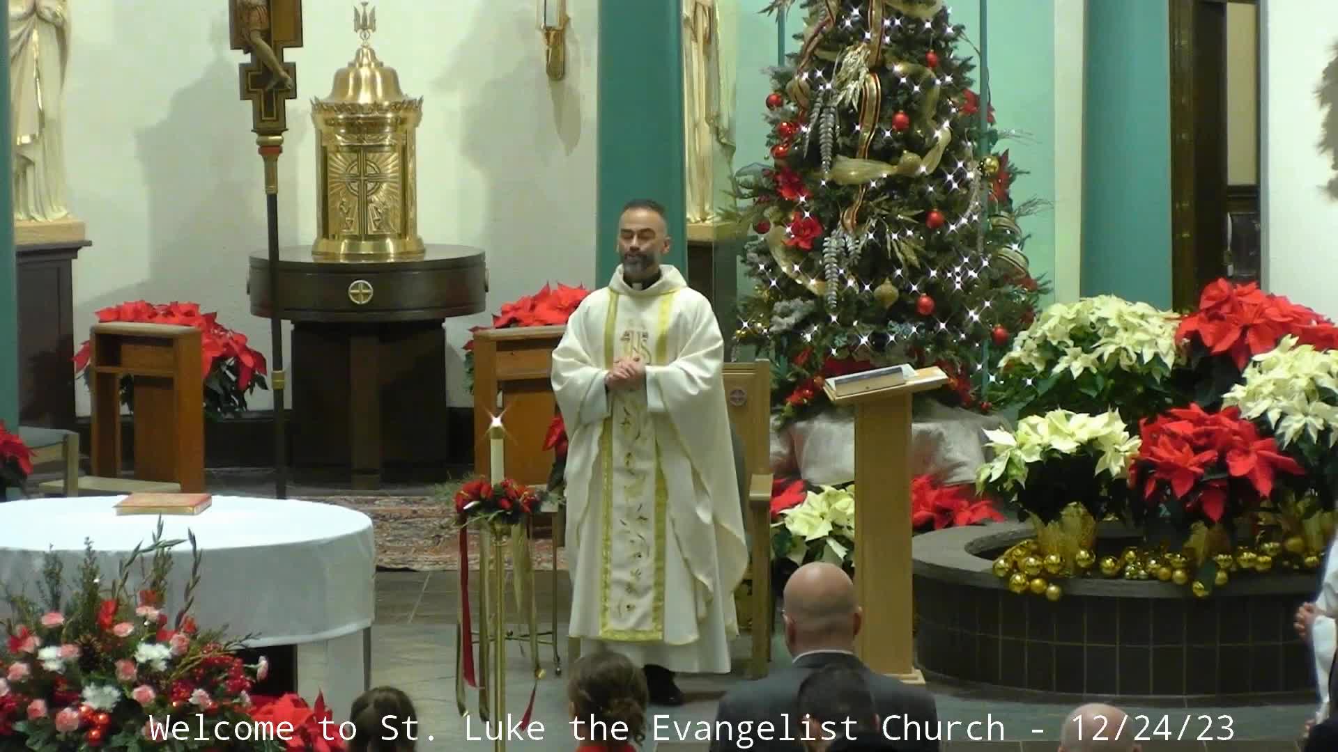 Thumbnail image for St. Luke's Parish - The Nativity of the Lord Vigil Mass - Dec 24, 2023