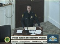 Thumbnail image for Joint Meeting - Board of Selectmen - Advisory Finance Committee 30January2020