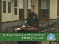 Thumbnail image for Westborough Advisory Finance Committee meeting - February 13, 2020