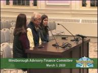 Thumbnail image for Westborough Advisory Finance Committee Meeting - March 2, 2020