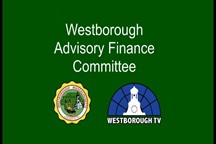 Thumbnail image for Westborough Advisory Finance Committee Meeting - August 31, 2020