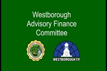 Thumbnail image for Westborough Advisory Finance Committee Meeting 8October2020