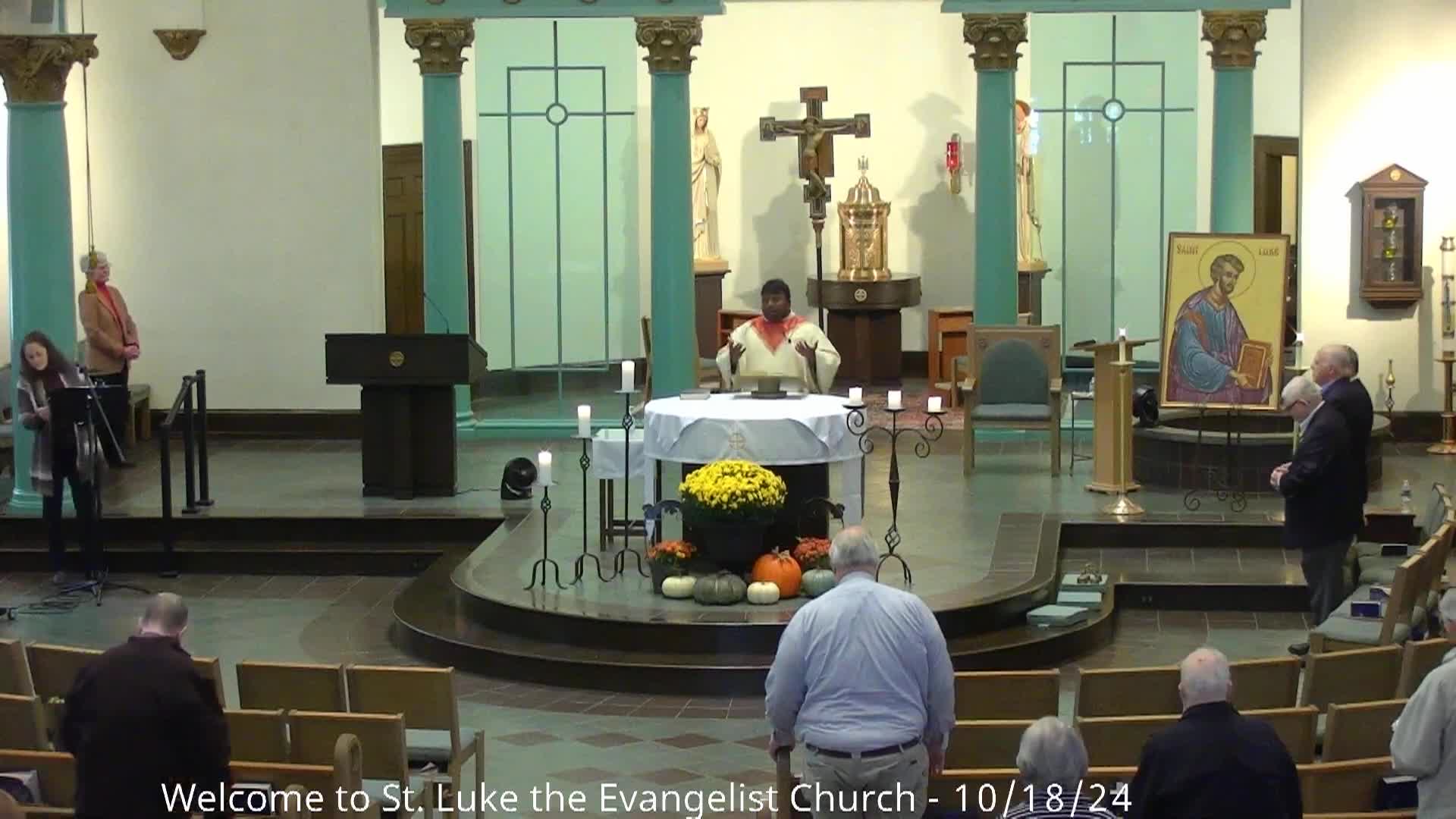 Thumbnail image for St. Lukes Mass - Feast of St. Luke - October 18, 2024