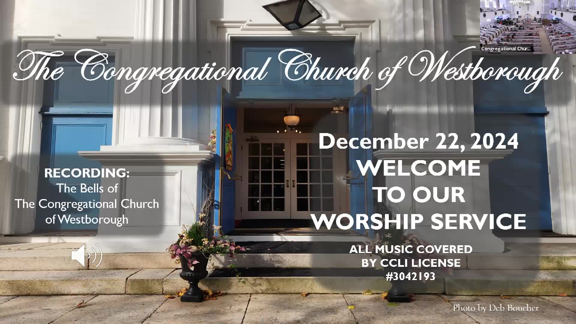 Thumbnail image for Congregational Church of Westborough - December 22, 2024
