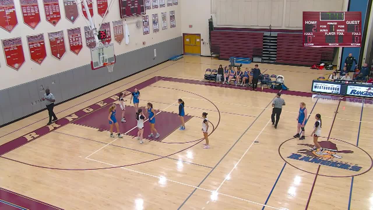 Westborough High School Girls Varsity Basketball vs Bromfield - 1/15/26