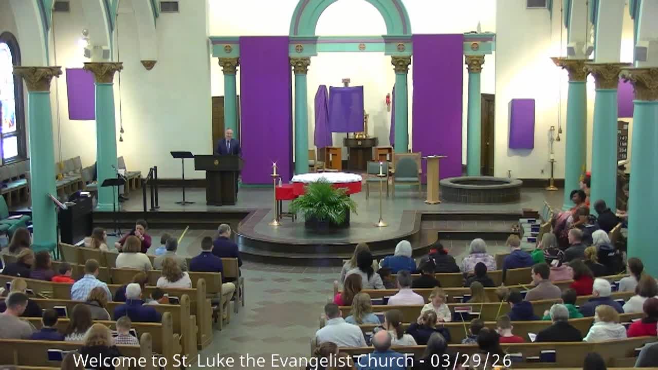 St. Luke's Parish - March 29, 2026 - 9:00 AM - Palm Sunday of the Lord's Passion