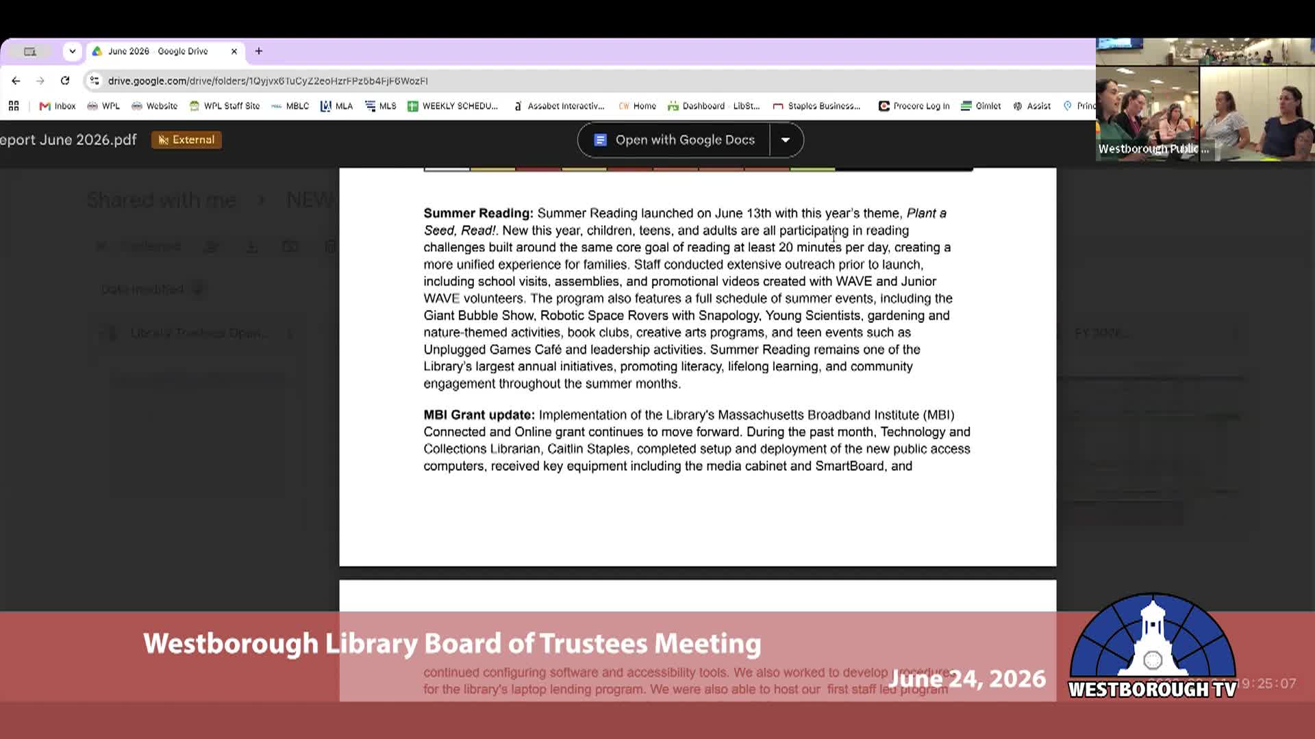 Thumbnail image for Library Board of Trustees -  24June2026