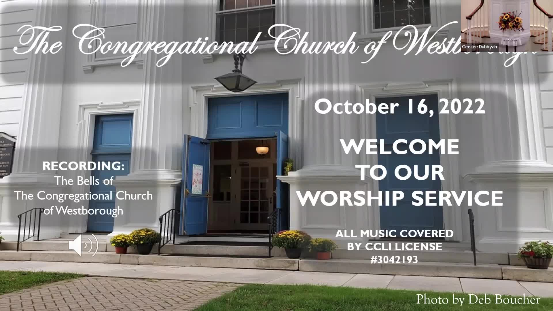 Thumbnail image for Congregational Church Worship 16October2022