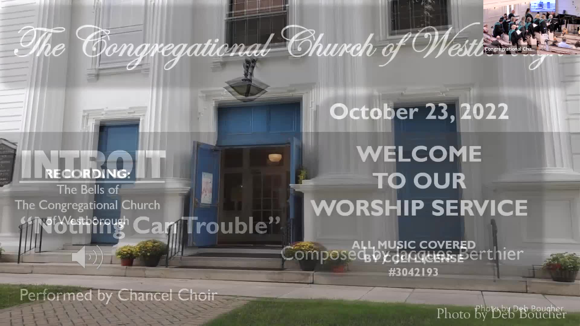 Thumbnail image for Congregational Church of Westborough Worship 23October2022