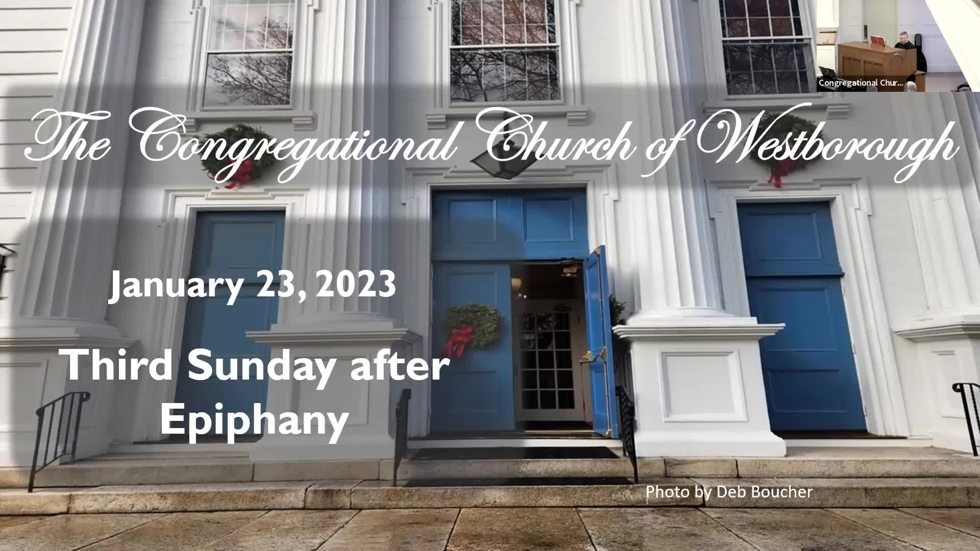 Thumbnail image for  Congregational Church of Westborough Worship 22January2023